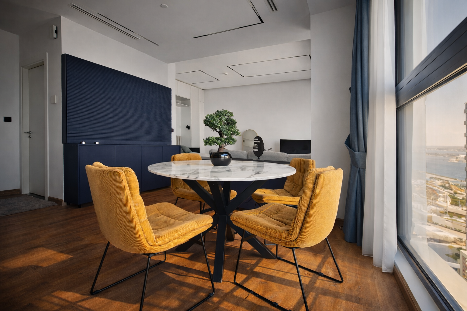 Pixel Towers Abu Dhabi bedroom interior design